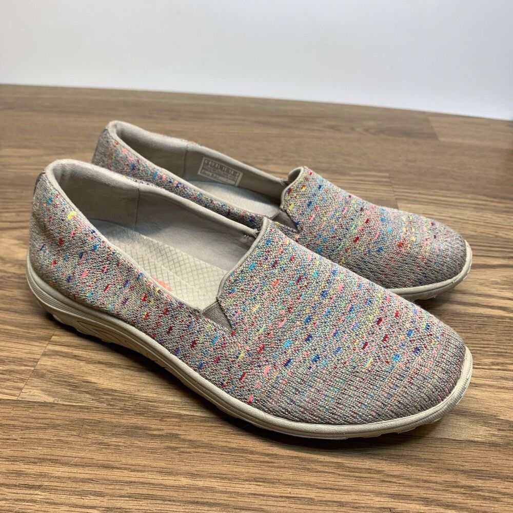 SKECHERS Vegan Relaxed Fit Air Cooled Comfort Mary Janes Loafers Size 8